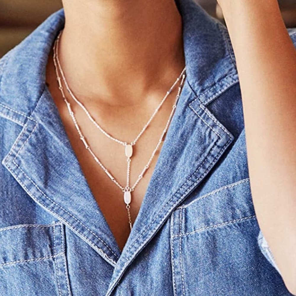 Kendra Scott Adelia Y Necklace in Gold